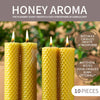 New 10pcs-Handmade Bees Wax Candle Taper Candles Honeycomb-Cotton Wick–Luxury Premium Beeswax Decorative Candles Taper navidad