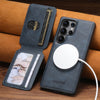 Detachable Magnetic Wallet Case Card Holder Phone Case for Samsung Galaxy S25 S24 S23 S22 Ultra Leather Protective Cover