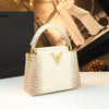 Crocodile Pattern Leather Women Handbags Luxury Fashion Small Shoulder Messenger Bag 2025 New Portable Crossbody Shell Bags