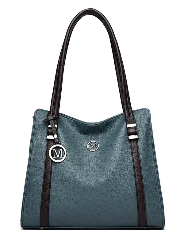 Soft Leather Luxury Handbags Women Bags Designer Shoulder Sac Ladies Large Capacity Top-Handle Bags Shopping Casual Tote Bag