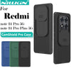 Nillkin for Xiaomi Redmi note 14 Pro 5G 14 Pro Plus 5G CamShield Pro Slide Camera Cover Shockproof Protector Phone Case