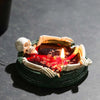 Multi purpose rose aromatherapy bath skeleton aromatherapy candle Dxxk is on fire! creative gift desktop decoration ornament ros