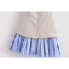 Dresses Women's Summer 2025 New Chic Patchwork Tube Top Slim Mini Elegant Holiday Women's Dress Street Fashion Youth Dress