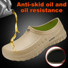 EVA Chef Shoes Lightweight Work Shoes Breathable Outdoor Safety Shoes Waterproof Comfortable Walking Shoes Oil-proof for Men