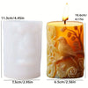 Cute hedgehog relief cylindrical candle silicone mold flower hedgehog relief cylindrical resin mold hedgehog relief gypsum molds
