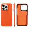 for Magsafe Case for iPhone 15 16 Pro Max Promax 16Pro Natural Cowhide Lychee Leather Magnetic Protector Luxury Phone Back Cover