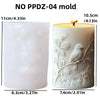 Cute hedgehog relief cylindrical candle silicone mold flower hedgehog relief cylindrical resin mold hedgehog relief gypsum molds