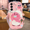 Loopy Wave Case for Samsung Galaxy S25 S24 S23 S22 S21 Ultra Plus S20 FE A73 A72 A71 A56 A55 A54 5G A52 A52S A51 4G Back Cover