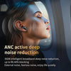 Active Noise Cancelling Earbuds ANC with Smart Touch Screen, TWS True Wireless Ear Buds Earphones for iPhone Android