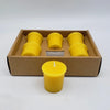 6/12Pack Beeswax Honey Candles for Ritual Tealight Candles Church Prayer Religous Prayer Candles Wholesale Decor Party Birthday