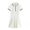 TRAF Women's Y2k Party Dresses 2025 Spring Summer Short Sleeve Mini Dresses Fashion Casual Elegant Mini Dresses Vestidos