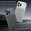 For iPhone 14 15 16 ProMax Metal Heat Dissipation Phone Case 15Pro Aluminum Alloy Aromatic Ultra-thin Shock-absorbing Back Cover
