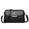 Luxury Handbag Women Bags Designer Pu Leather Knitting Shoulder Messenger Crossbody Bags for Women Mother Bolsa Ladies Hand Bag