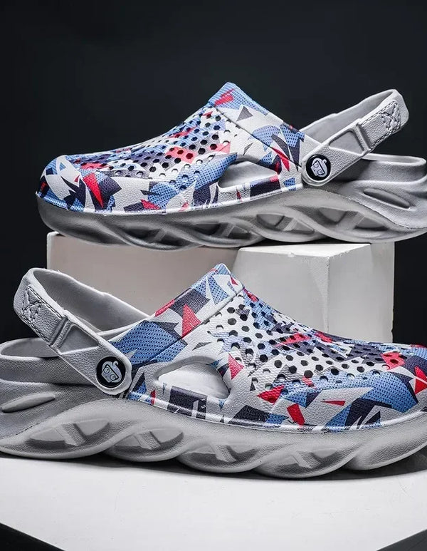 Flat sandals men's shoes EVA slippers garden platform sandals men's summer sandals new men's sports shoes outdoor home shoes