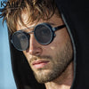 Polarized Round Steampunk ND9 Adjustable Dimming Sunglasses Men 2025 Luxury Brand Punk Fishing Sunglass Anti-Glare Driving UV400