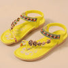 Women's Sandals Bohemia Style Sandals Summer 2025 New Shoes For Woman Flip Flops Beach Summer Shoes Women Low Heels Footwear