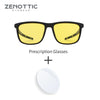 ZENOTTIC Lightweight TR90 100% UV Blocking Polarized Prescription Sunglasses For Men - Square Progressive Optical Shades