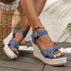 Espadrilles Wedges Woman Sandals Summer New in Ladies Comfort Casual Shoes Party Sandals Footwear Zapatillas Mujer Verano