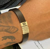 Personalized Dad Children's Name Engraving Beads Leather Bracelets Best Gifts for Men 2025 Bracelet for Him Ideas for Husband