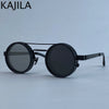 Polarized Round Steampunk ND9 Adjustable Dimming Sunglasses Men 2025 Luxury Brand Punk Fishing Sunglass Anti-Glare Driving UV400