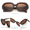 ZENOTTIC Square Prescription Sunglasses Handmade Acetate Myopia Sun Glasses Butterfly Polarized Optical Shades for Women