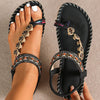 Women's Sandals Bohemia Style Sandals Summer 2025 New Shoes For Woman Flip Flops Beach Summer Shoes Women Low Heels Footwear