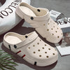 Oulylan Unisex Beach Sandals Light Weight Hollow Slippers Summer Quick Dry Flat Classical Men Women Clogs Plus Size 36-50