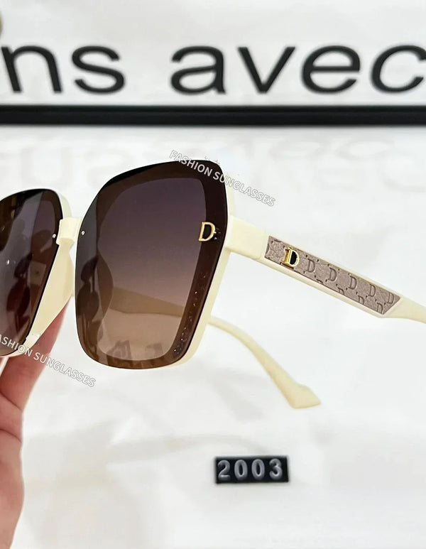 2025 New Square Fashion Designer Sunglasses Simple Polarized  Sun Glasses Trendy Eyewear for Accessory Luxury Lents De Sol Mujer