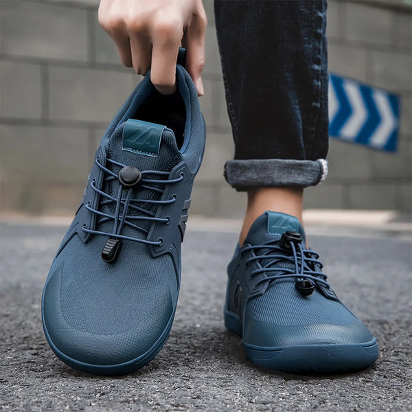 Men's Barefoot Shoes with Wide Toe Box Minimalist Shoes Running Sneakers Walking Shoes for Hiking Outdoor Workout Training