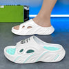 Summer Men Massage Slippers Indoor Outdoor Sandals Beach Men Casual Shoes Comfortable Slides Flip-flops Men Women Home Slippers