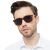 Sunglasses For Men Reading Glasses UV400 Square Presbyopia Optical Reading Glasses Regular Fashion Hyperopia Anti Glare Glasses