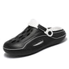 A Pair of Men's New Summer Clogs, Wear-Resistant, Non-Slip, Soft-Soled, Comfortable Beach Shoes, Outdoor Sandals soft sole 5.0
