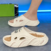 Summer Men Massage Slippers Indoor Outdoor Sandals Beach Men Casual Shoes Comfortable Slides Flip-flops Men Women Home Slippers