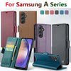 Luxury Leather Wallet Case for  Samsung Galaxy A54 55 53 52 71 72 73 51 34 32 15 Series Mobile Phone Case Card Slots Flip Cover