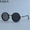 Polarized Round Steampunk ND9 Adjustable Dimming Sunglasses Men 2025 Luxury Brand Punk Fishing Sunglass Anti-Glare Driving UV400