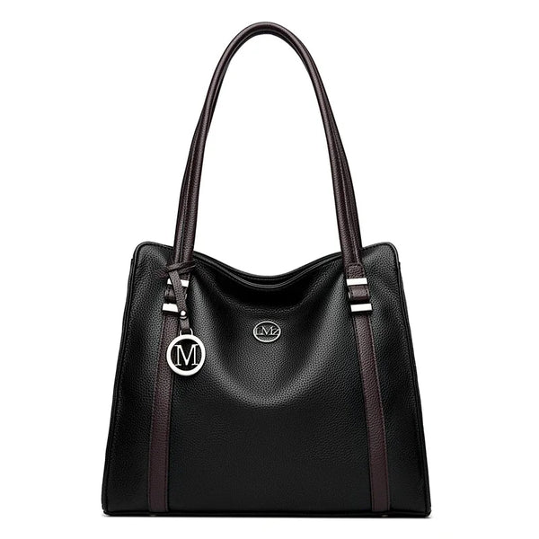 Soft Leather Luxury Handbags Women Bags Designer Shoulder Sac Ladies Large Capacity Top-Handle Bags Shopping Casual Tote Bag