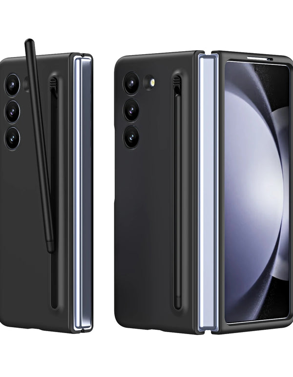 Skin Feel Purity Casing Samsung Z Fold5 Fold4 Fold3 Candy Color Hard PC for Samsung Galaxy Z Fold 5 Protection Case