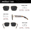 KINGSEVEN Polarized Sunglasses Anti-Glare UV400 Men High Quality  Driving Eyewear Fashion Design