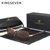 KINGSEVEN Trendy Designer Men Sunglasses Classic Polarized UV400 Fashion Glasses Driving Square Frame Male Outdoor Male Eyewear