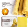 New 10pcs-Handmade Bees Wax Candle Taper Candles Honeycomb-Cotton Wick–Luxury Premium Beeswax Decorative Candles Taper navidad