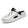 A Pair of Men's New Summer Clogs, Wear-Resistant, Non-Slip, Soft-Soled, Comfortable Beach Shoes, Outdoor Sandals soft sole 5.0