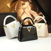 Crocodile Pattern Leather Women Handbags Luxury Fashion Small Shoulder Messenger Bag 2025 New Portable Crossbody Shell Bags