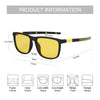 ZENOTTIC Lightweight TR90 100% UV Blocking Polarized Prescription Sunglasses For Men - Square Progressive Optical Shades