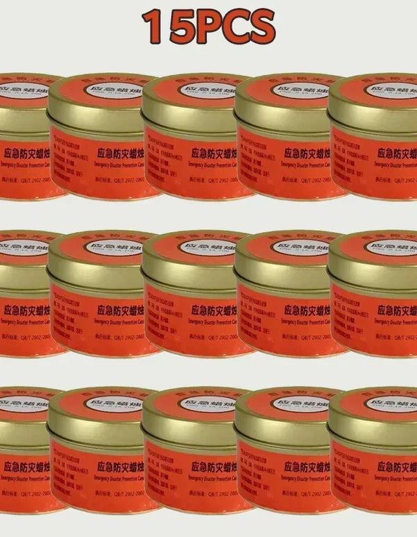 Emergency Candles for Household Power Outages Windproof Smokeless Disaster Prevention Emergency Supplies No Electricity Lighting