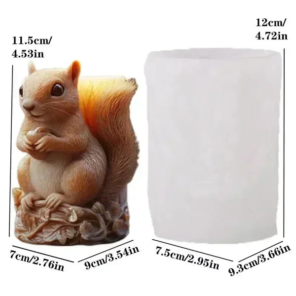 Cute hedgehog relief cylindrical candle silicone mold flower hedgehog relief cylindrical resin mold hedgehog relief gypsum molds