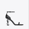 2025 New Fashion Black Letter High Heels Women's Elegant Sexy High Heeled Sandals Temperament Open Toe Line with Party Shoes
