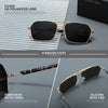 KINGSEVEN Polarized Sunglasses Anti-Glare UV400 Men High Quality  Driving Eyewear Fashion Design
