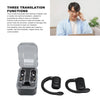 Translator Earbuds 3 Modes Translator Earhooks Bluetooth 5.3 Noise Reduction 144 Languages Wireless Touch  for Sports