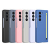 Skin Feel Purity Casing Samsung Z Fold5 Fold4 Fold3 Candy Color Hard PC for Samsung Galaxy Z Fold 5 Protection Case