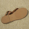 Women's casual flat sandals with clip on design Popular brown Color comfortable shoes for daily wear